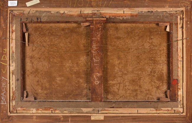 Artwork by Canaletto, The Grand Canal looking East from the Carità towards the Bacino, Made of Oil On Canvas