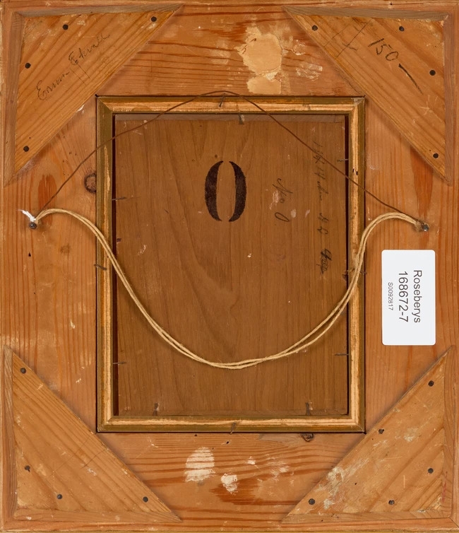 Artwork by Emma Ekwall, Portrait of a child, Made of Oil On Panel