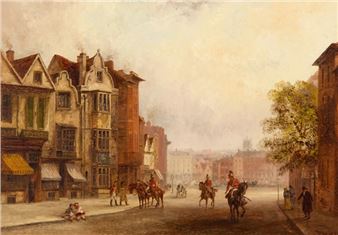 Angel Row looking down to Old Market Square