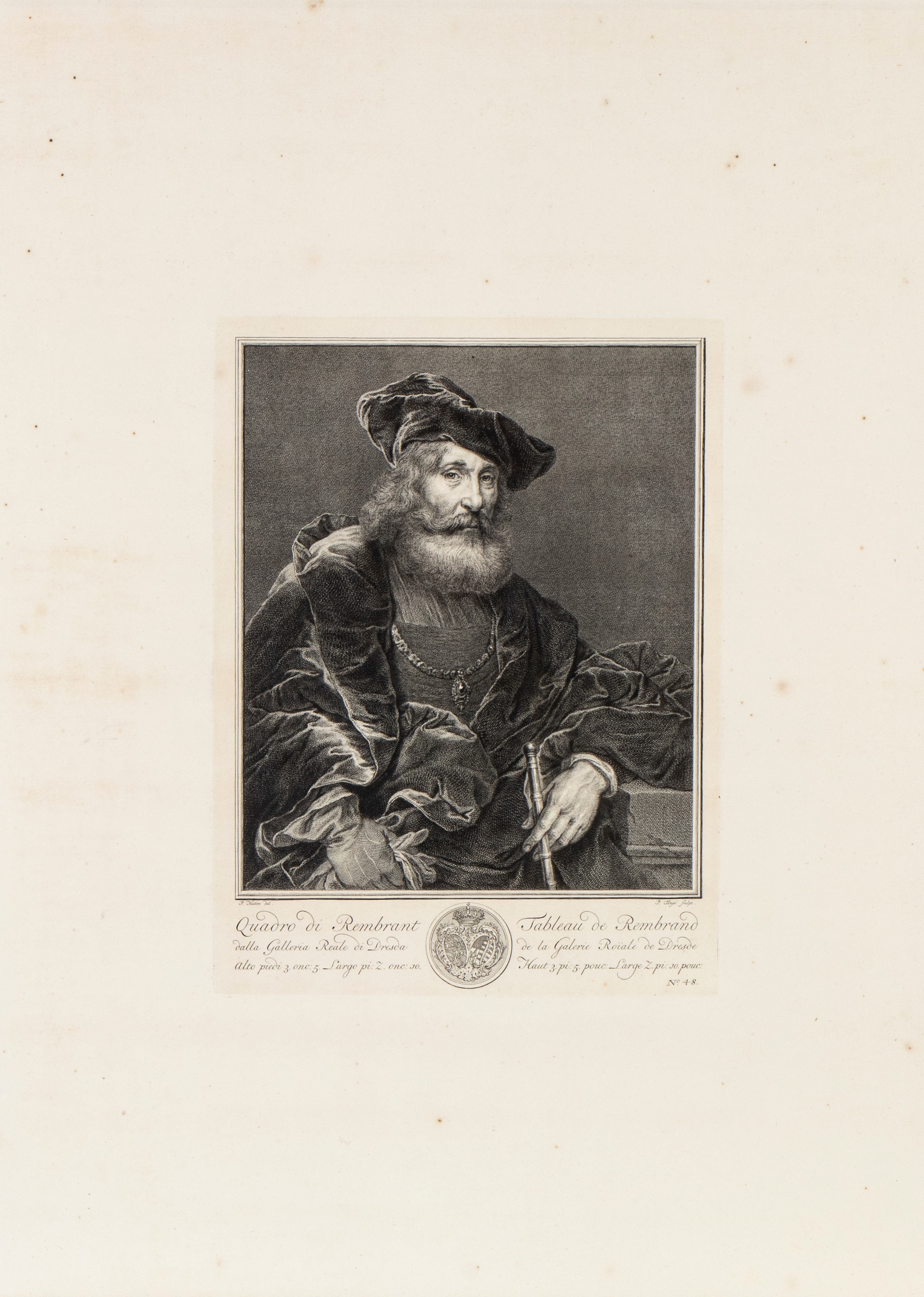 Rembrandt van Rijn | Portrait of a Man with a Beard, after Rembrandt ...