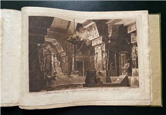 Collection of eight designs for theatrical decorations invented by Mr. Luigi Tasca, Fiesole 1820