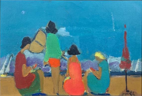At the beach - Jacques Potin
