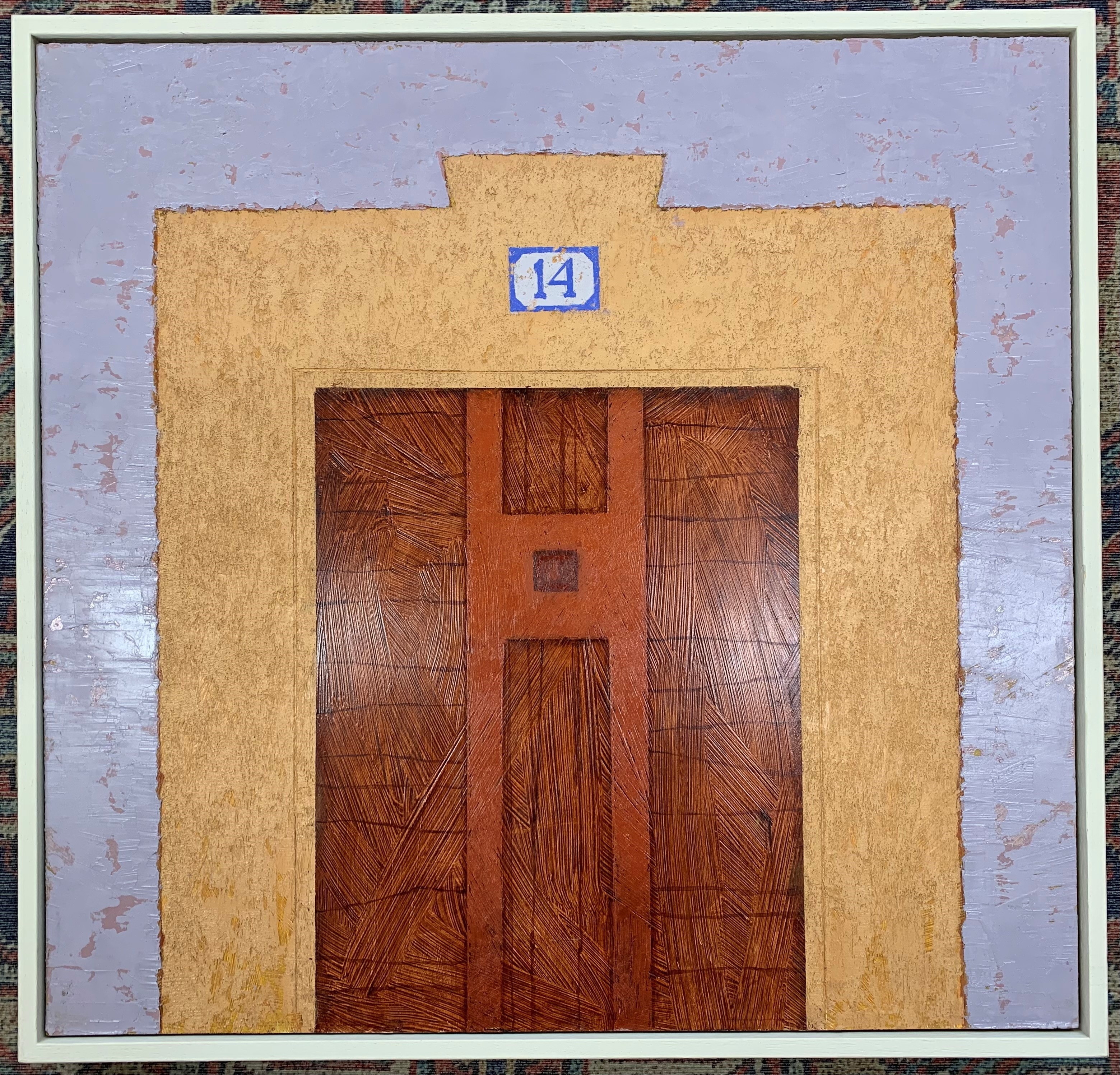 Artwork by Richard Dack, Chez Ton-Ton, Made of Mixed Media On Board