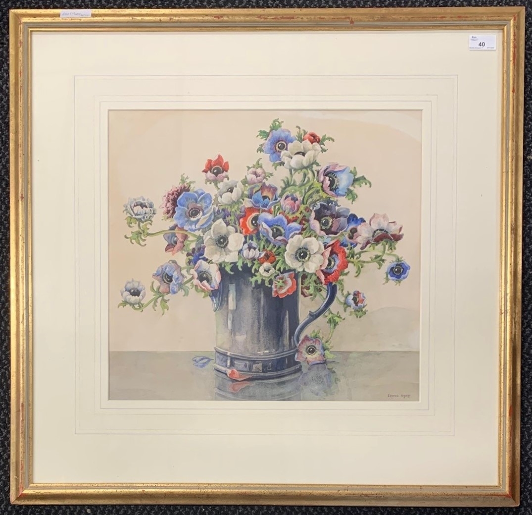 Edwin Byatt | Floral still life study | MutualArt
