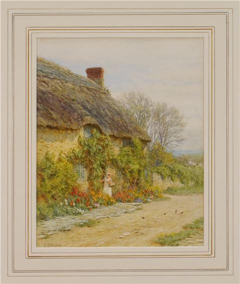 Cottage in Spring - Helen Allingham