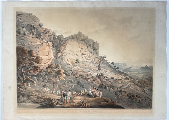 The Town of Abha in Abyssinia, Plate 16 by Henry Salt, c1809