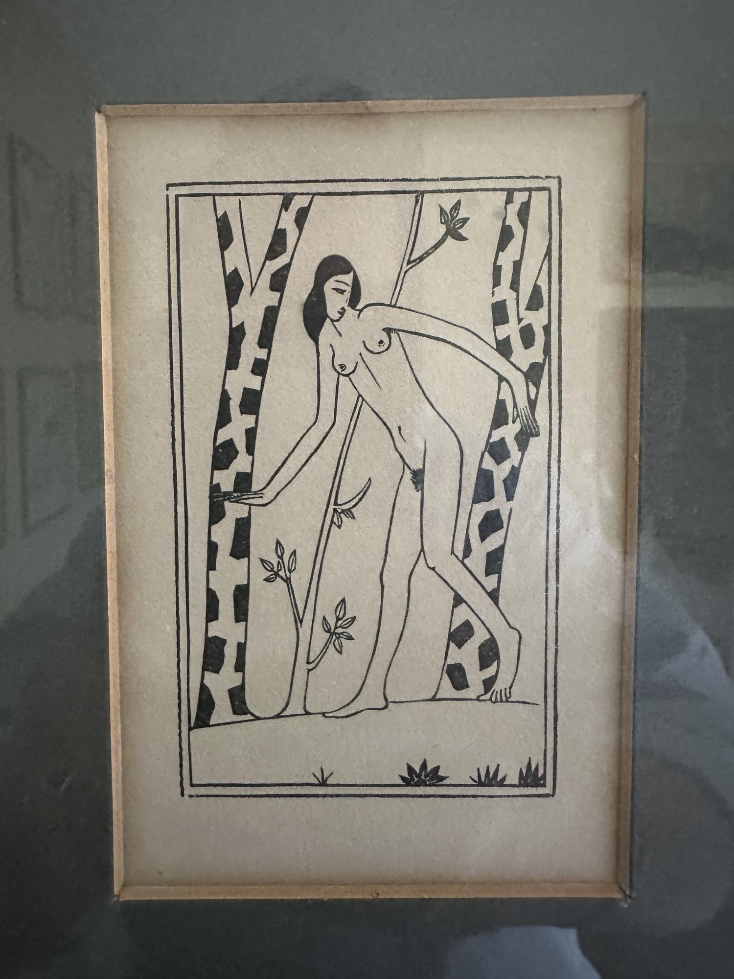 Artwork by Eric Gill, New England Woods, Made of Wood Engraving
