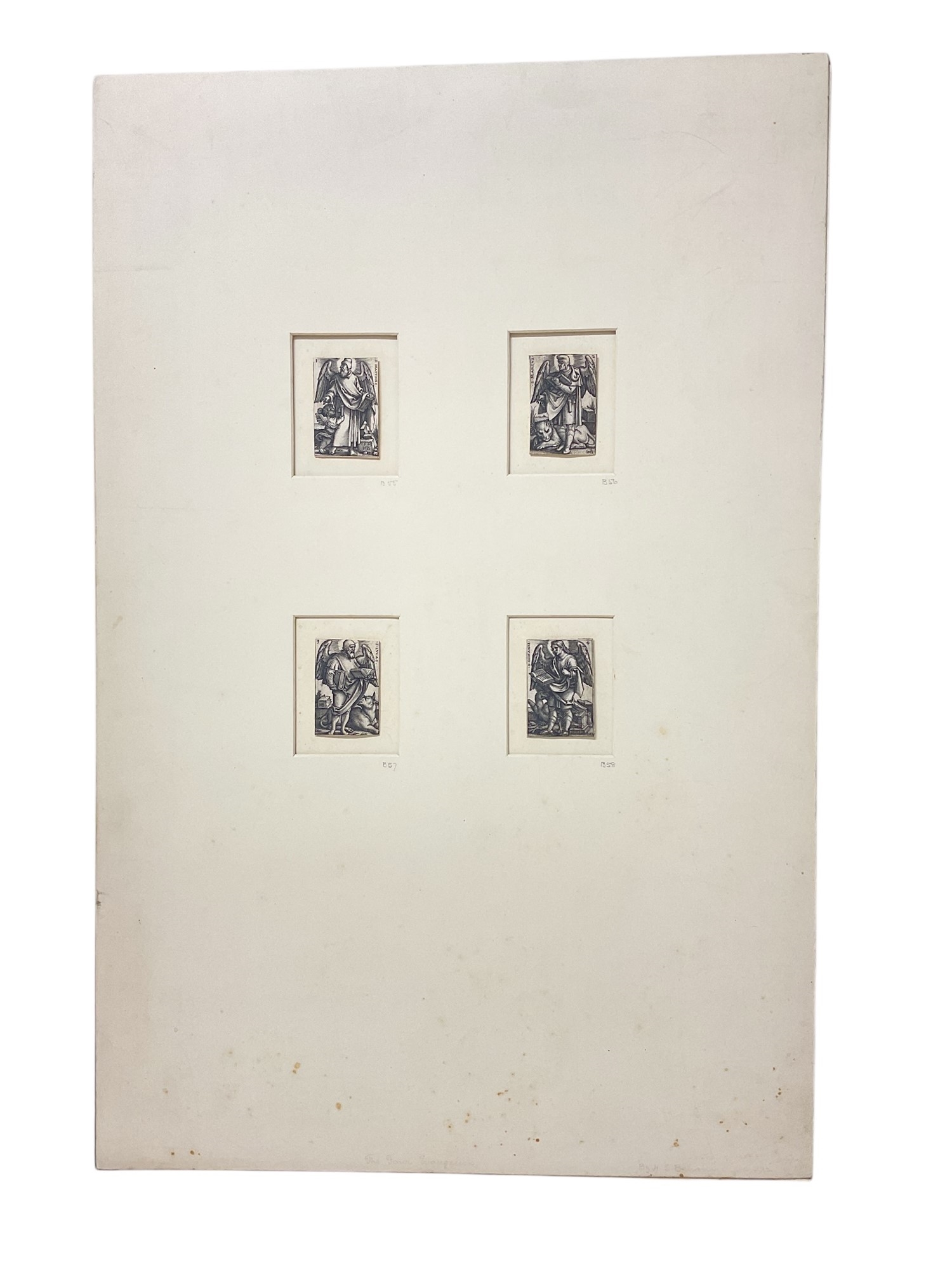 Artwork by Hans Sebald Beham, The Four Evangelists, Made of Engraving