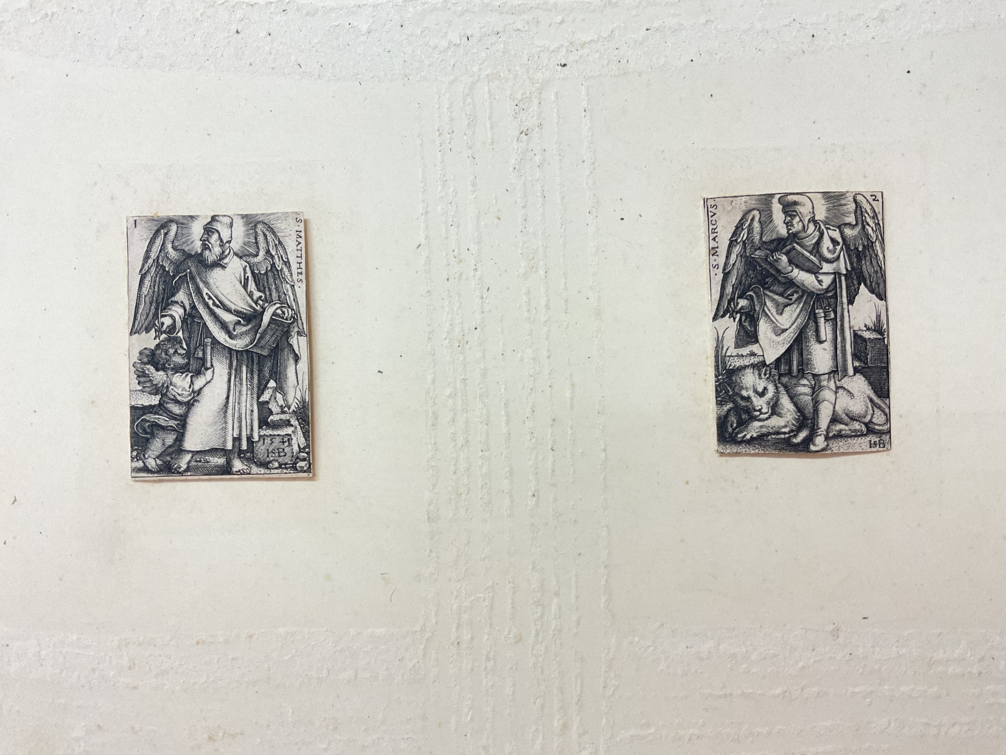 Artwork by Hans Sebald Beham, The Four Evangelists, Made of Engraving