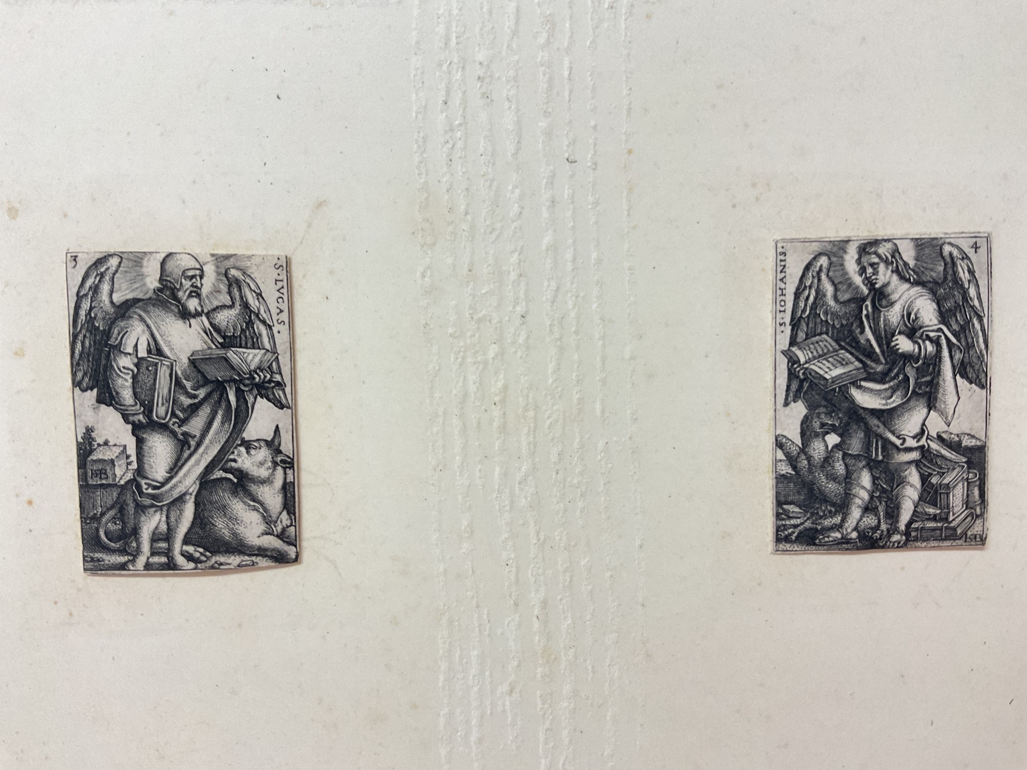 Artwork by Hans Sebald Beham, The Four Evangelists, Made of Engraving