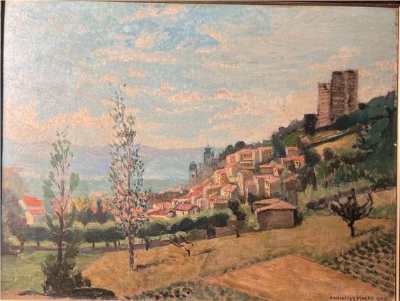 Village in Provence by Dominique Picard, 1948