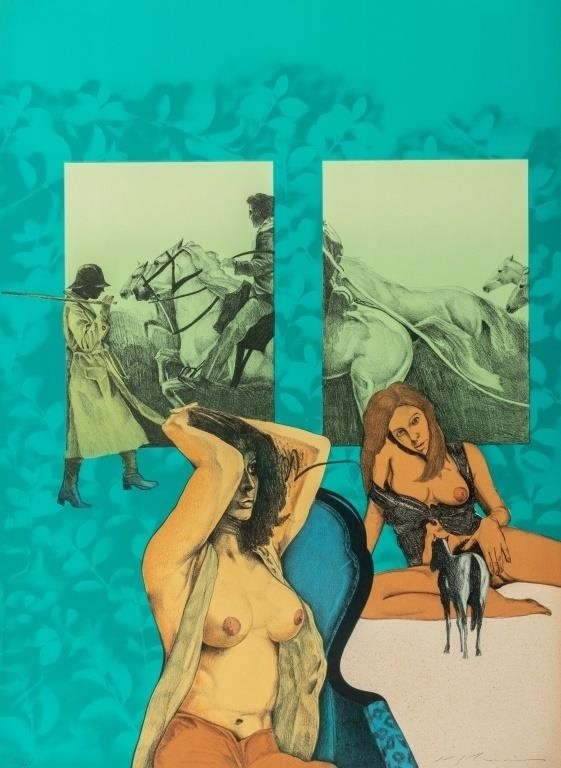 Artwork by Masuo Ikeda, Eight Prints from "Location and Scene" Series, Made of Lithographs In Colors On Wove Paper