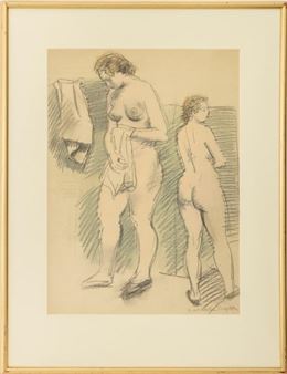 Bathing Female Figures - Raphael Soyer