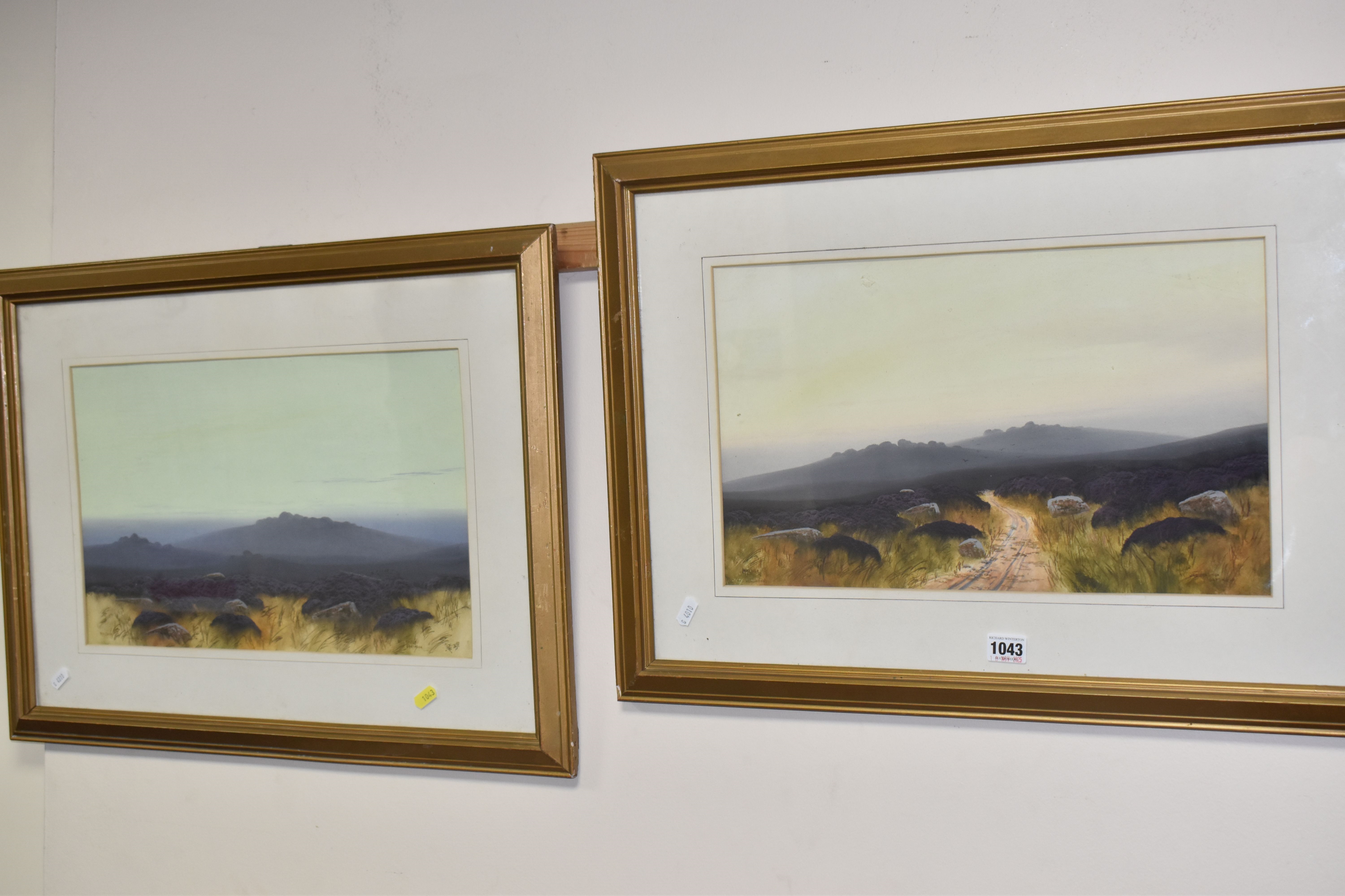 Artwork by Monica Macivor, NEAR OKEHAMPTON, DARTMOOR, Made of Watercolour On Paper