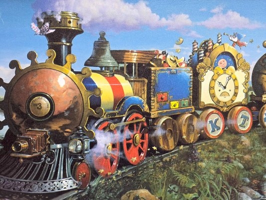 Dean Morrissey | The Great Kettles Train | MutualArt
