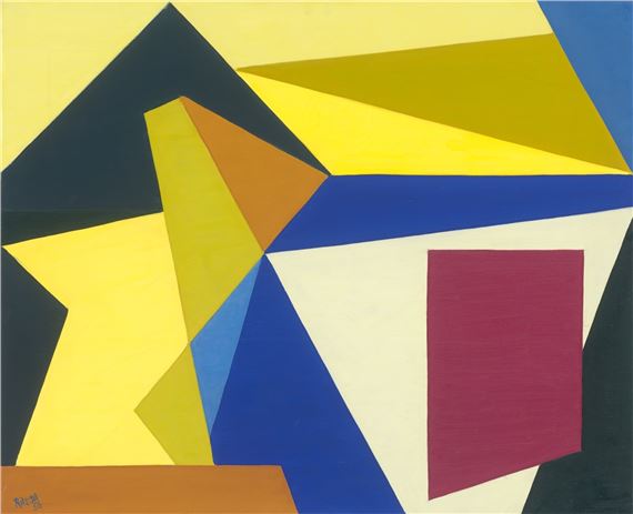 Otto Ritschl | Komposition (1956) | MutualArt