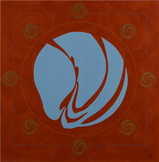 Involute (Chinese Orange by Jack Youngerman, 1981