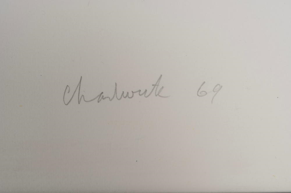 Artwork by Lynn Chadwick, Sitting Elektra, Made of Lithograph