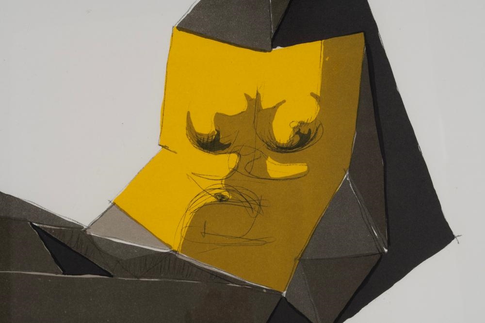 Artwork by Lynn Chadwick, Sitting Elektra, Made of Lithograph