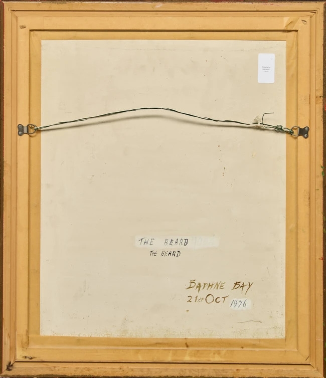 Artwork by Daphne Day, The Beard, Made of Oil On Board