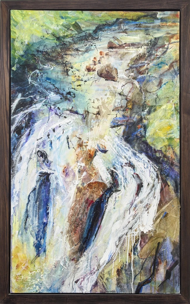 Artwork by Sophie Knight, Fall, Made of Acrylic On Canvas