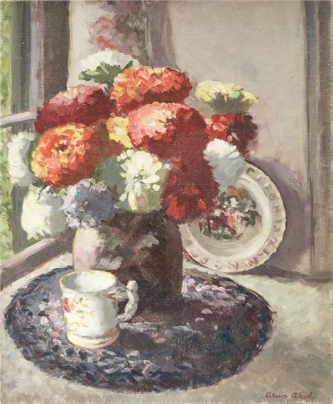 Floral Still Life by Aleen Aked, Sept. 1950