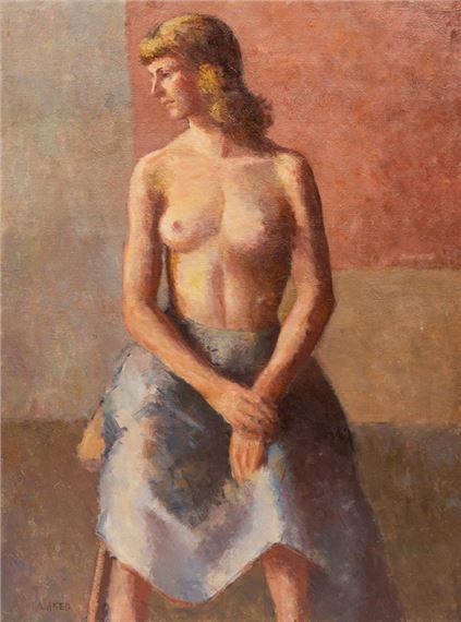 Female Nude by Aleen Aked