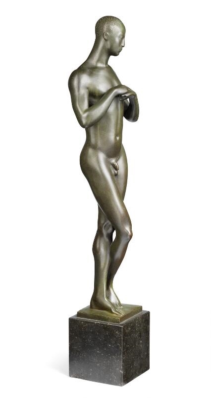 Artwork by Johannes Bjerg, Abessinier II, Made of Bronze