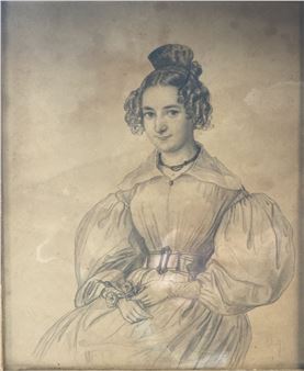 Portrait of a woman - Max von Chezy