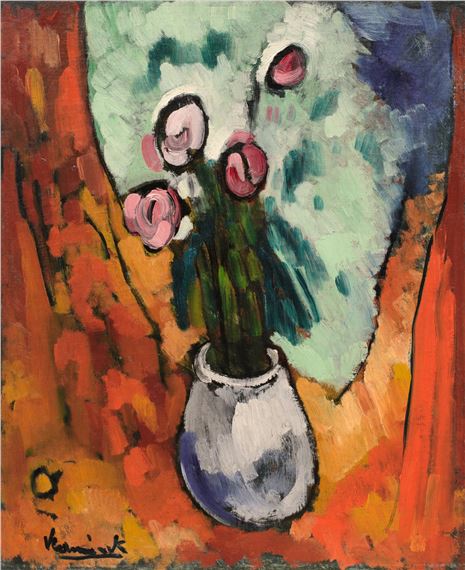Maurice de Vlaminck | Bouquet au vase blanc (1907) | MutualArt