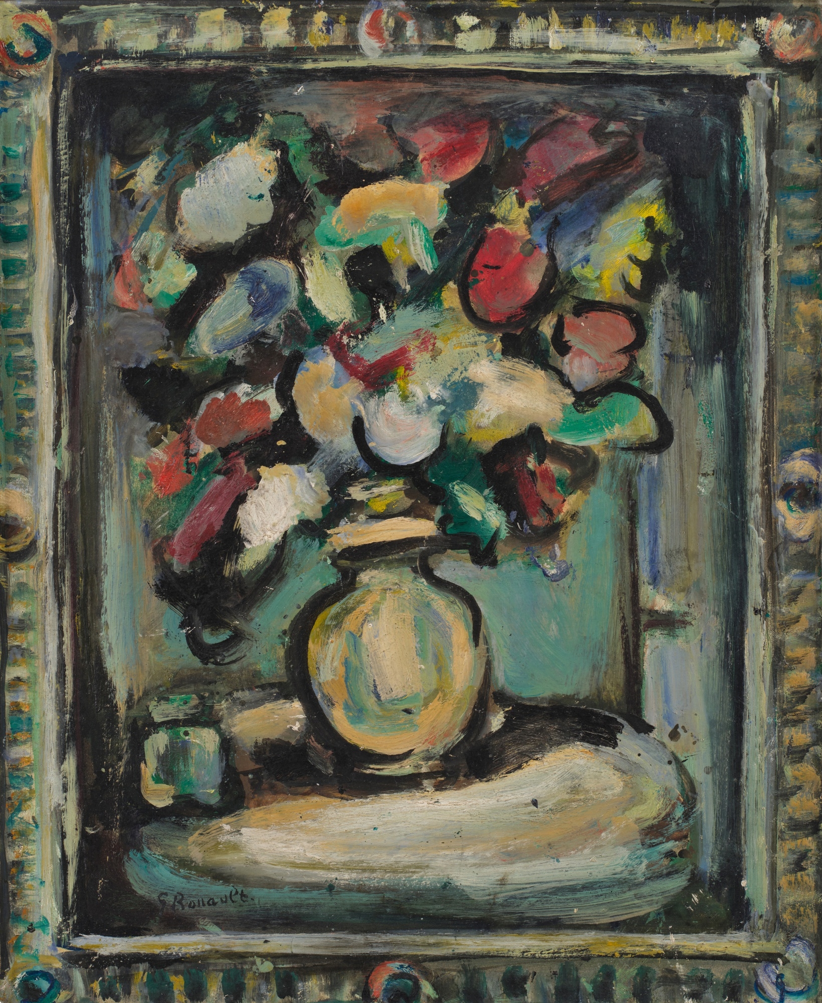Georges Rouault | Fleurs décoratives (1939) | MutualArt