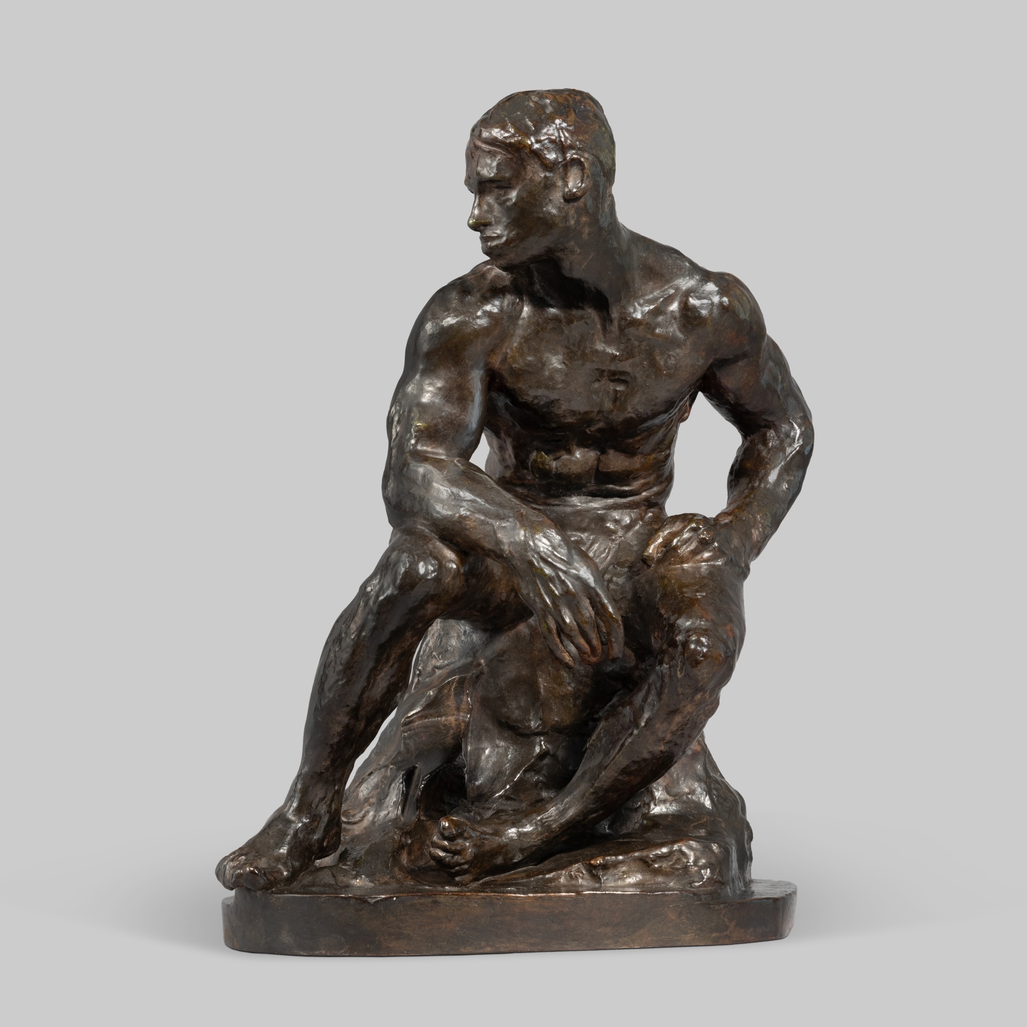Auguste Rodin | Athlète, version type B dite aussi tête regardant à ...