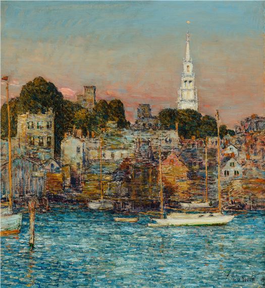 Newport, October Sundown by Childe Hassam, 1901