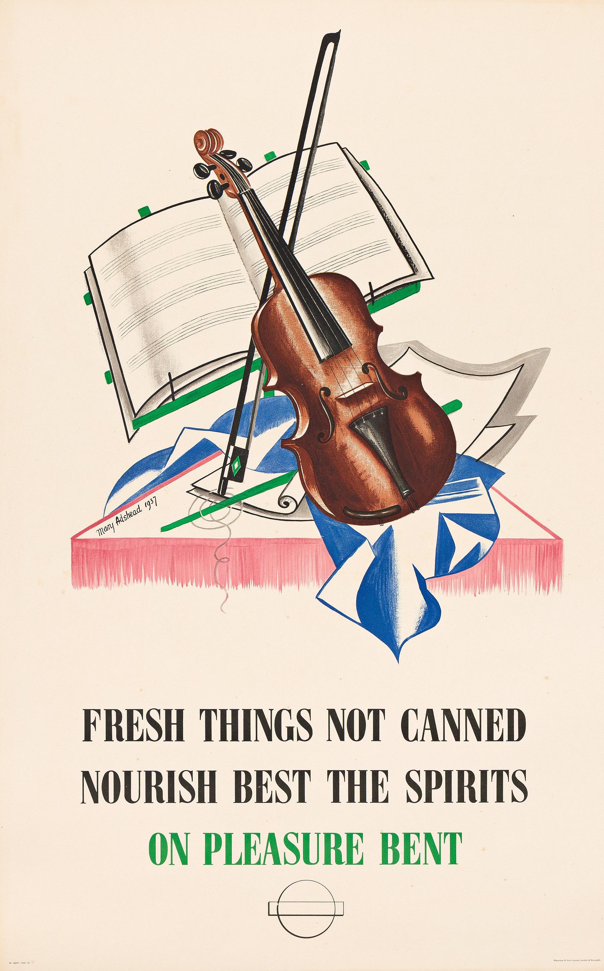 Mary Adshead | Fresh Things Not Canned / Nourish Best the Spirits / on ...