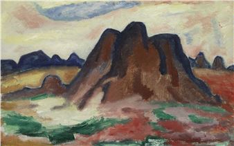 New Mexico Landscape - Marsden Hartley