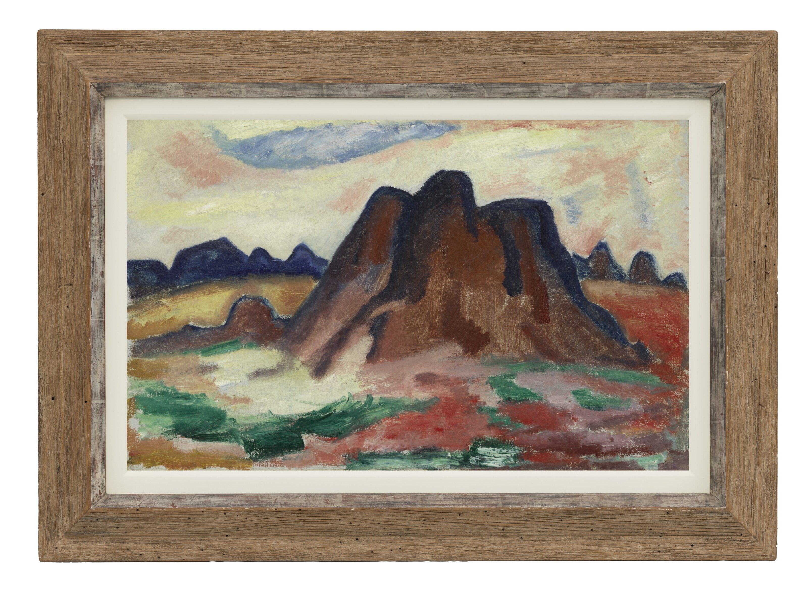 Artwork by Marsden Hartley, New Mexico Landscape, Made of oil on canvas