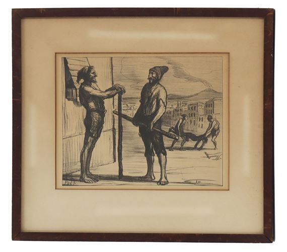 Etching on Paper - Honoré Daumier