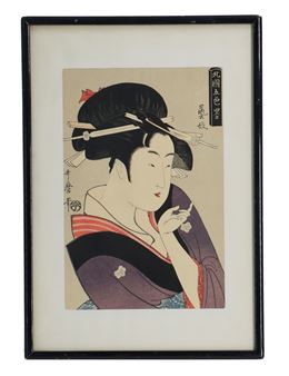 Japanese Woodblock Print - Kitagawa Utamaro