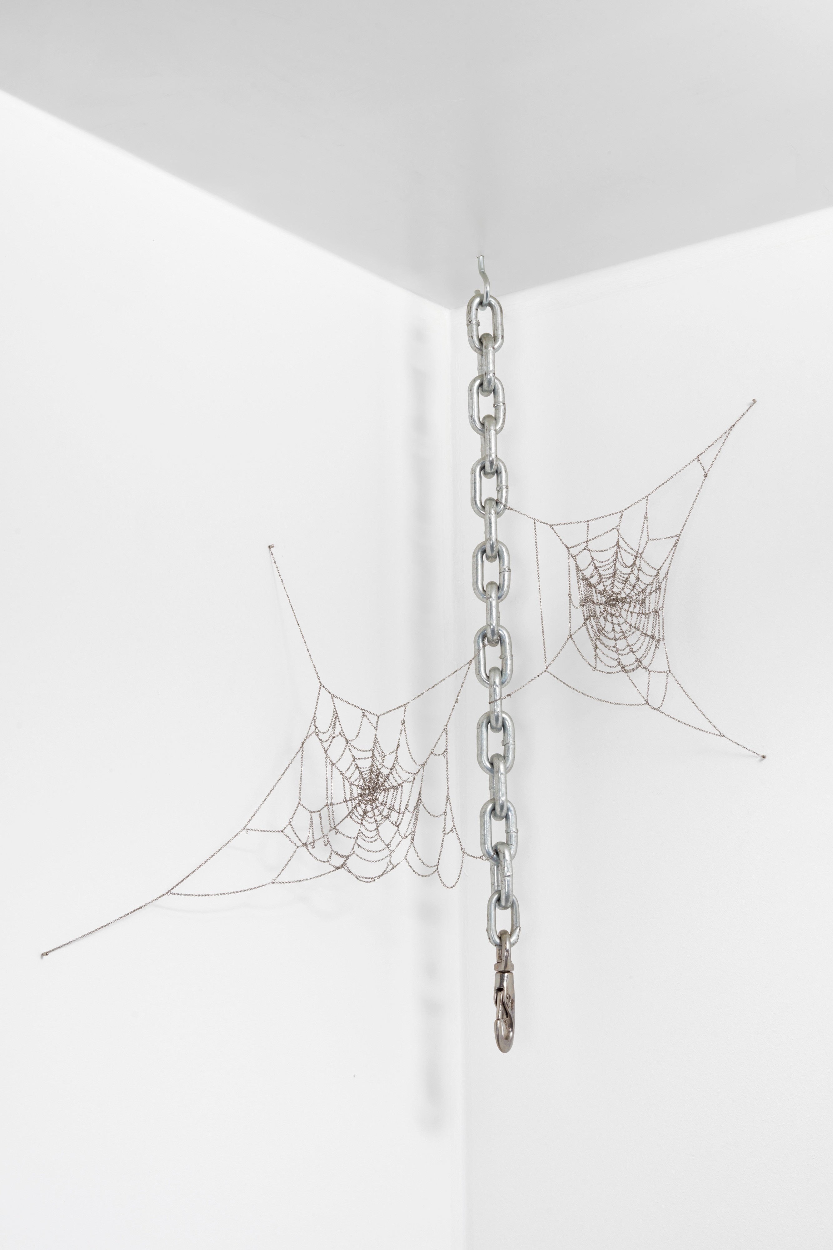 Artwork by Jim Hodges, I Know This, Made of steel and silver