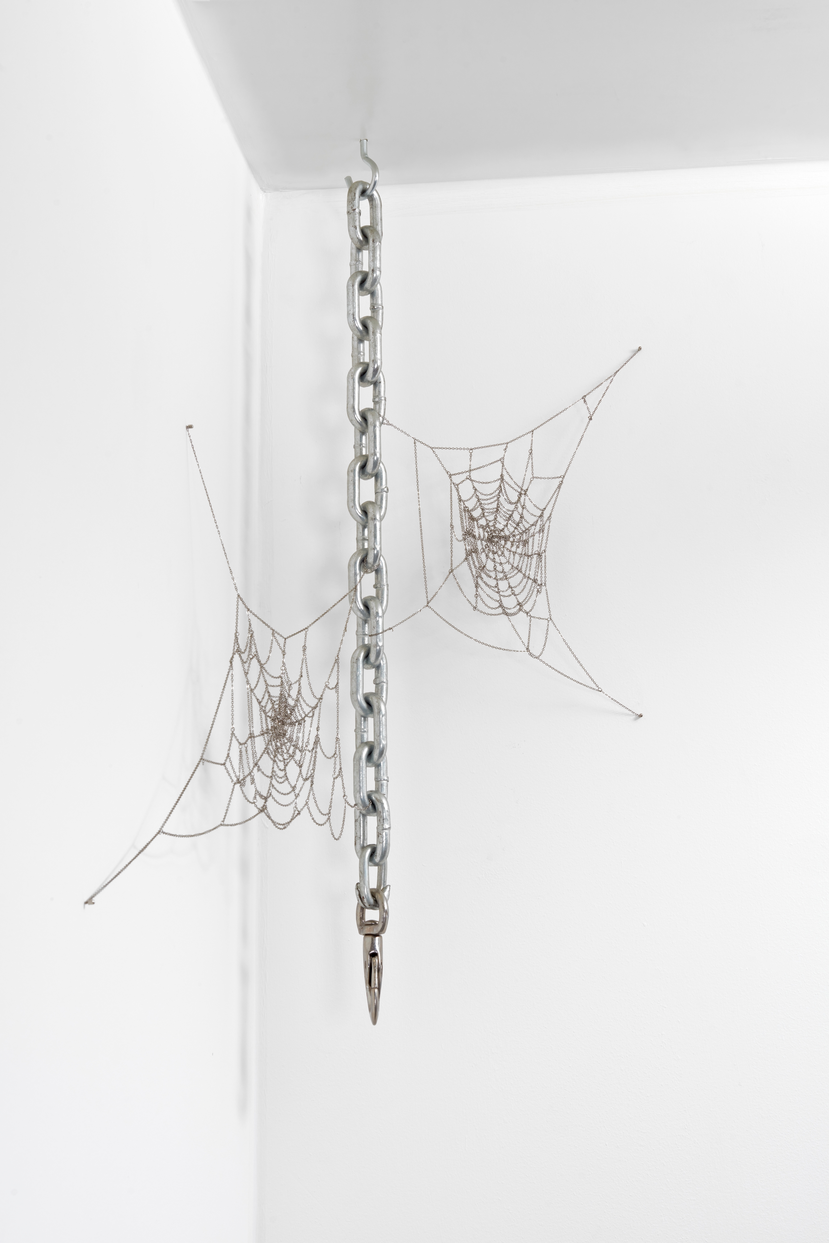 Artwork by Jim Hodges, I Know This, Made of steel and silver