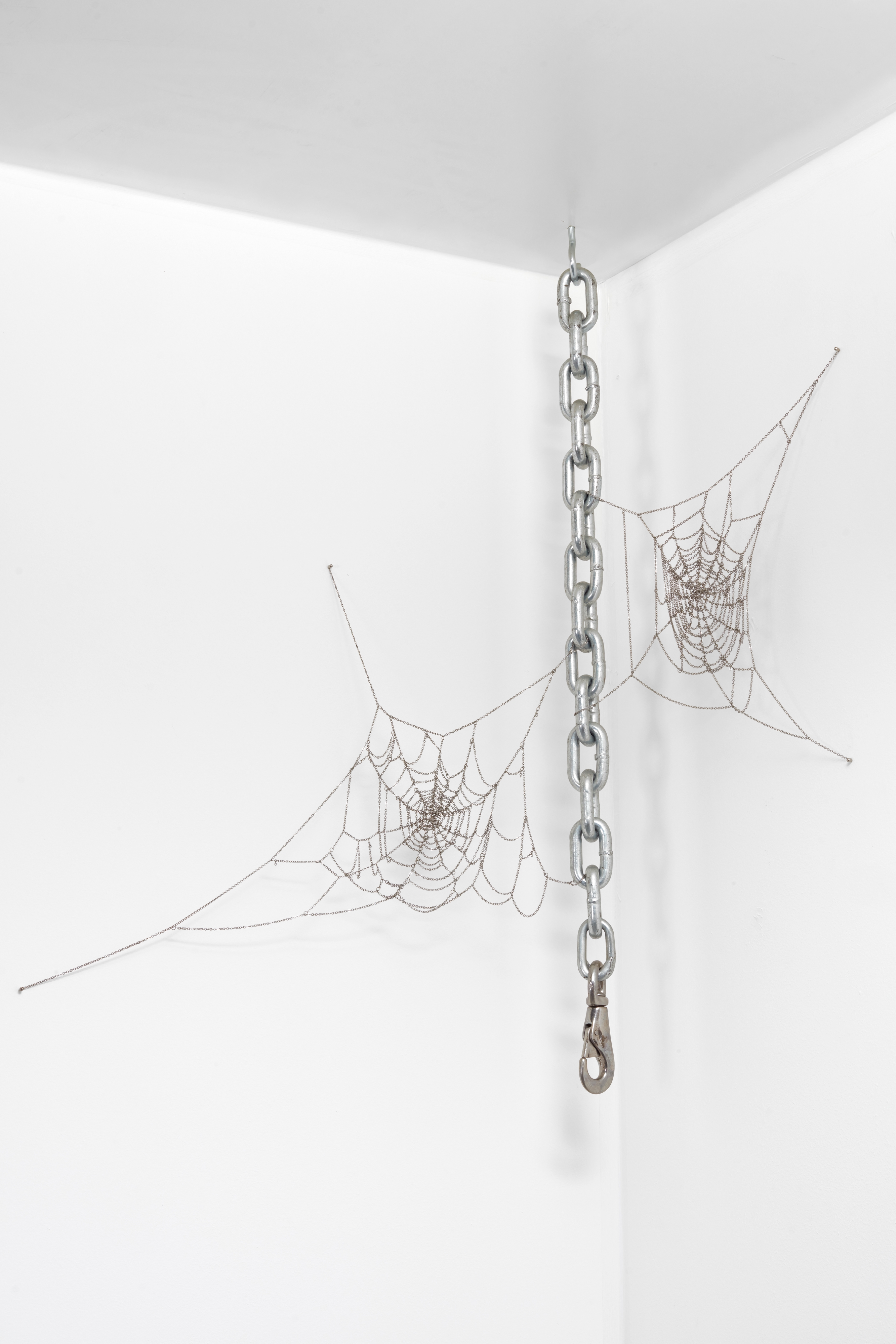 Artwork by Jim Hodges, I Know This, Made of steel and silver