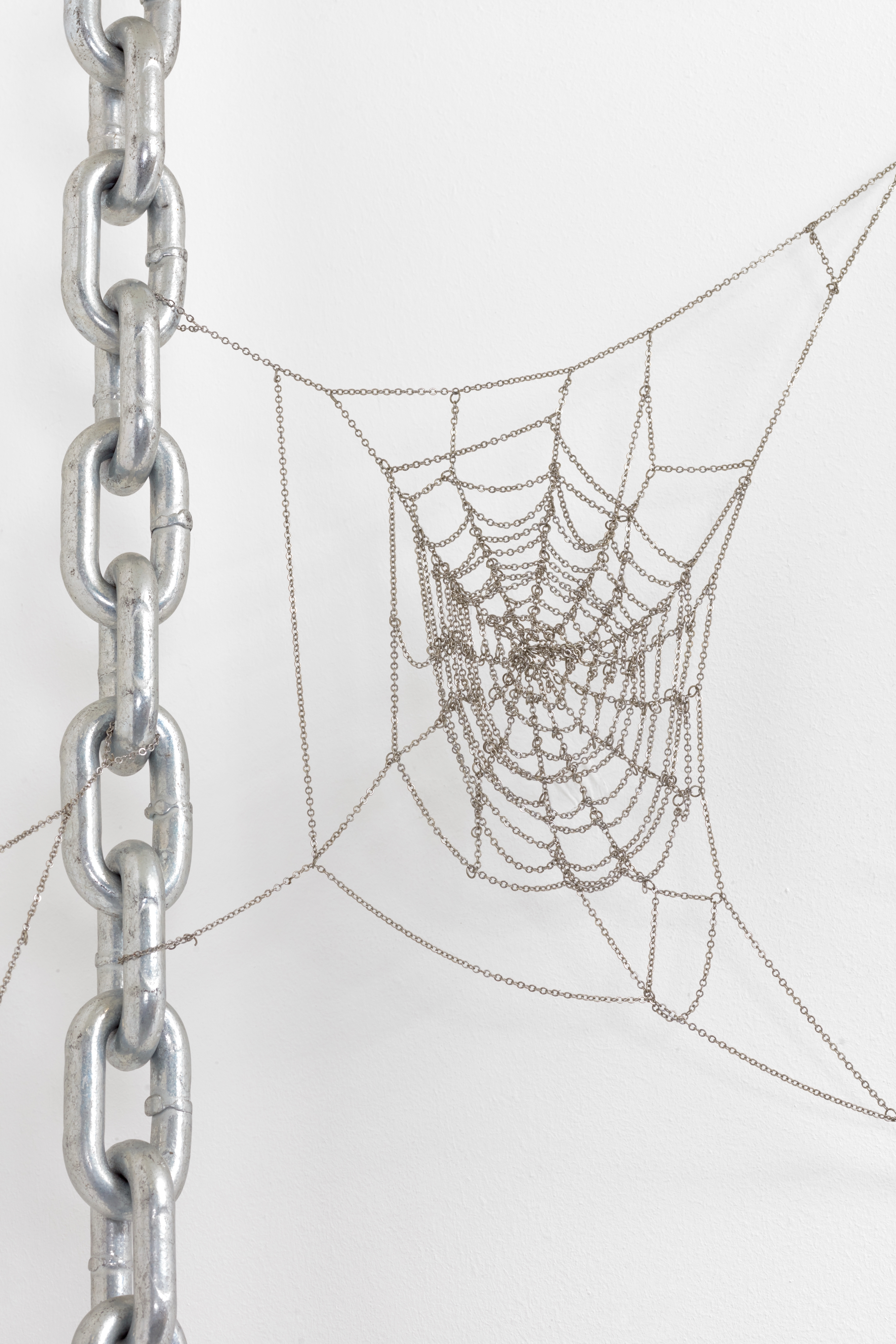 Artwork by Jim Hodges, I Know This, Made of steel and silver