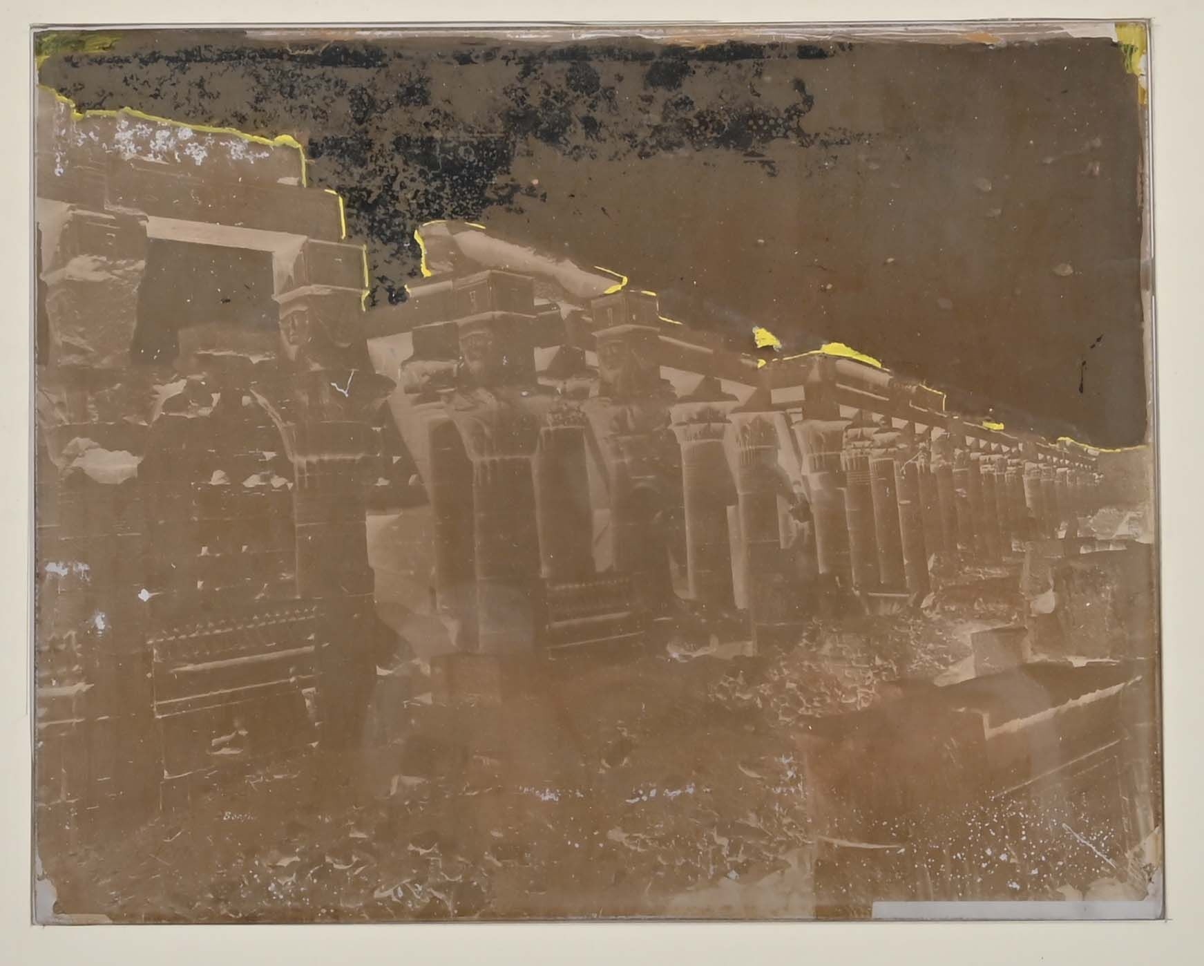 Artwork by Félix Bonfils, Temple de Philae (Nubie, Made of Collodion Glass Negative