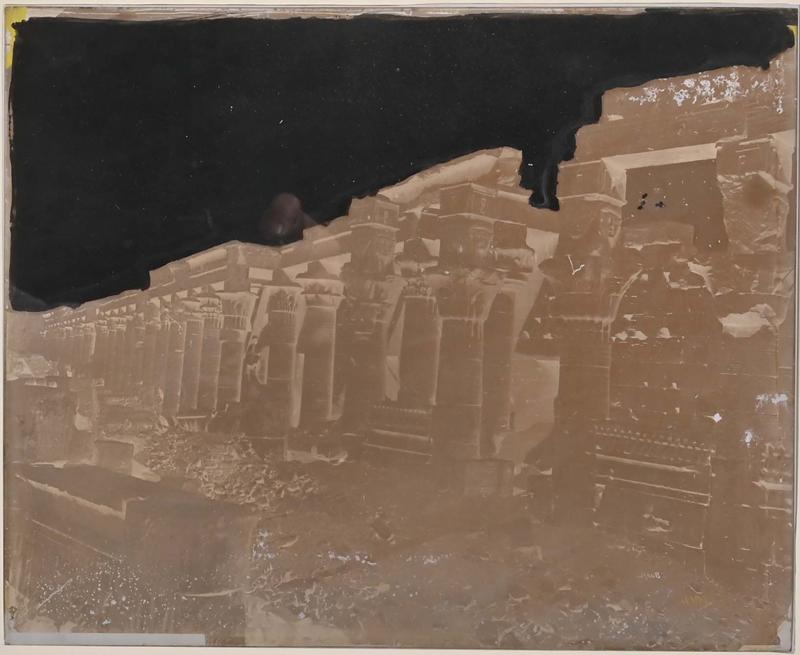 Artwork by Félix Bonfils, Temple de Philae (Nubie, Made of Collodion Glass Negative