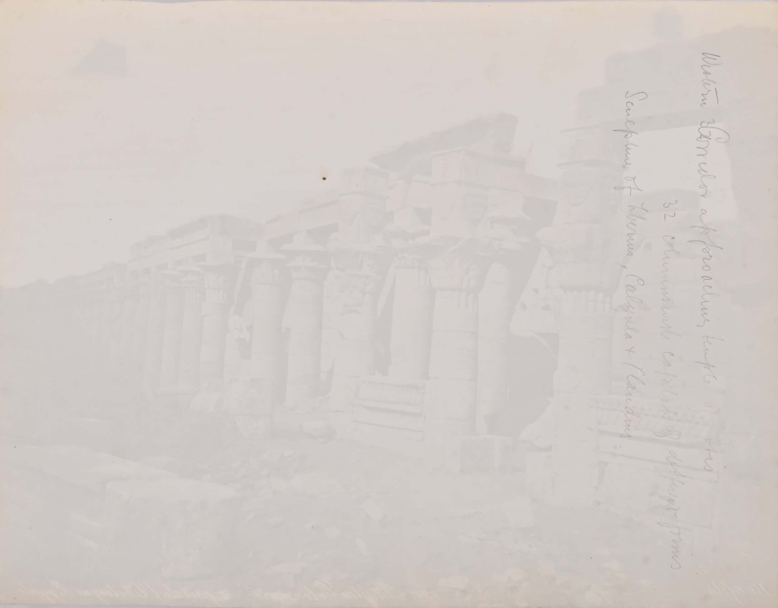 Artwork by Félix Bonfils, Temple de Philae (Nubie, Made of Collodion Glass Negative