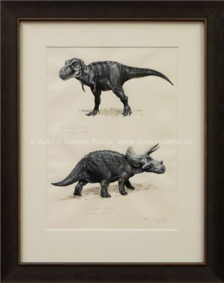 Petr Modlitba | Tyranosaurus Rex a Triceratops horridus | MutualArt