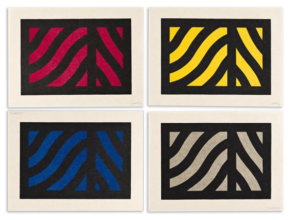 Curvy Bands by Sol LeWitt, 1996