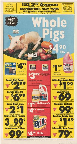 Store Ads I [Whole Pigs - Robert Gober