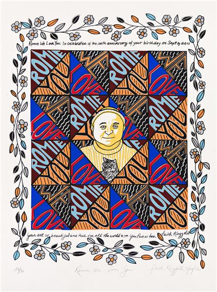 Romie We Love You by Faith Ringgold, 2012
