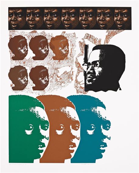 Malcolm X Speaks for Us - Elizabeth Catlett